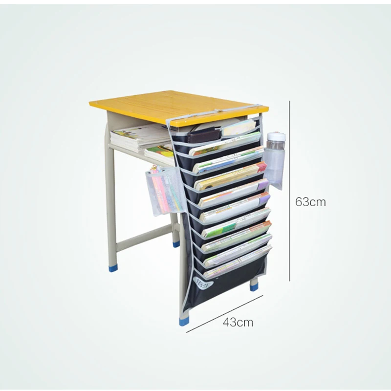 

Multifunctional Class Student Book Bag Adjustable Study Book Storage Desk Pillow Bag