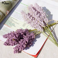 6pcspack artificial vanilla mini foam berry spike artificial flowers bouquet for home plants wall decoration cereals plant heap