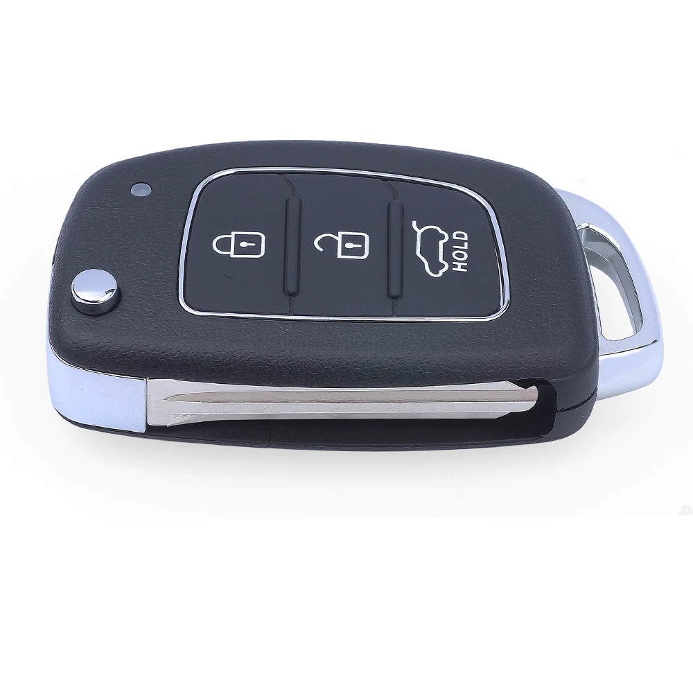 KEYECU для Hyundai Elantra 2014 2015 2016 дистанционный ключ брелок Модель: OKA 865T 433 МГц ID46 чип 3