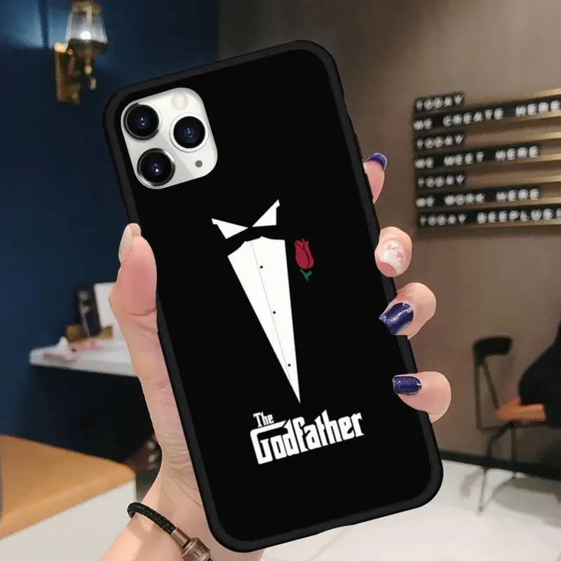 

The Godfather Movie Italian Mafia Phone Case for iPhone 11 12 pro XS MAX 8 7 6 6S Plus X 5S SE 2020 XR Soft silicone