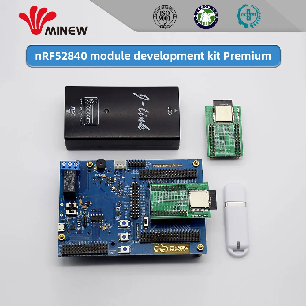 Скандинавский модуль IoT nRF52840 набор для электронной оценки сделай сам Jlink