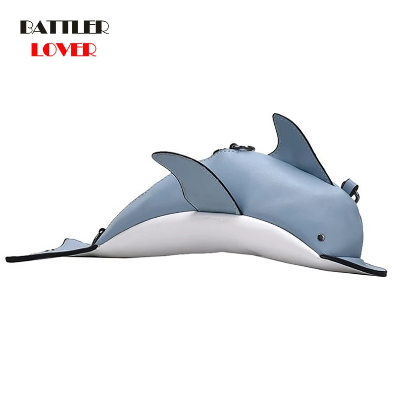 

Cute Dolphin Design Shoulder Purses And Handbag for Women 2021 Cartoon Crossbody Messenger Bag Girls Bolsa Lovely Coin Pouch