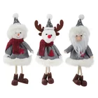 Подвеска в виде куклы, снеговика, деда мороза, Рождественский северный олень