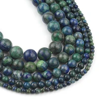 natural stone chrysocolla azurite phoenix lapis lazuli round loose beads 6 8 10 12mm for jewelry making diy bracelet necklace