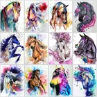 Evershine Алмазная вышивка лошади картина стразы полная площадь Круглый Алмазная мозаика животные Алмазная Живопись Новое поступление вышивка крестом наборы Украшение дома