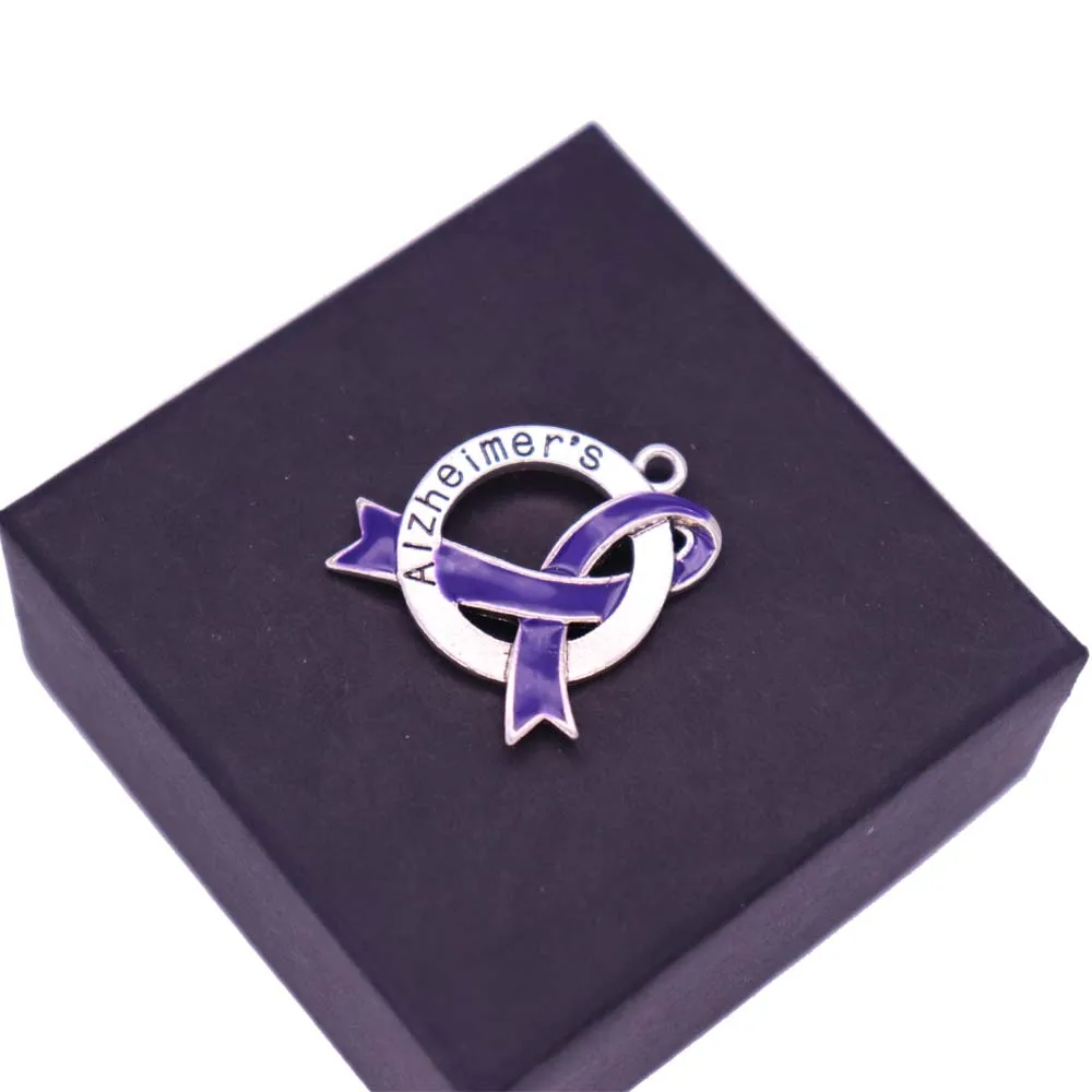 Своими руками ожерелье браслеты серьги делающие патологию Альцгеймера ленты амулеты фиолетовые для