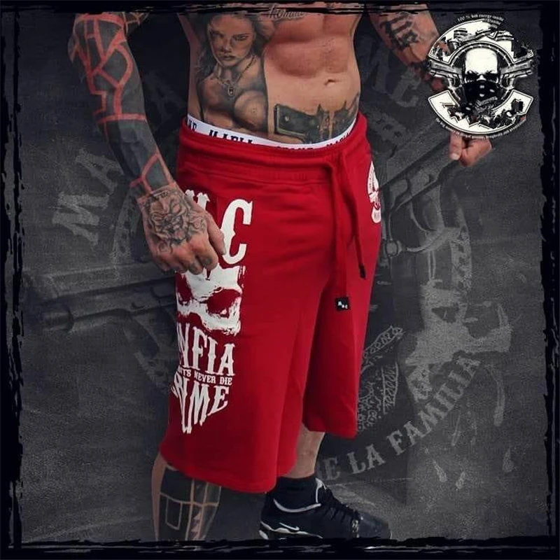 

Mens summer fitness camouflage shorts fashion Casual Calf-Length Sweatpants male Joggers Workout Cotton Brand Short Trousers