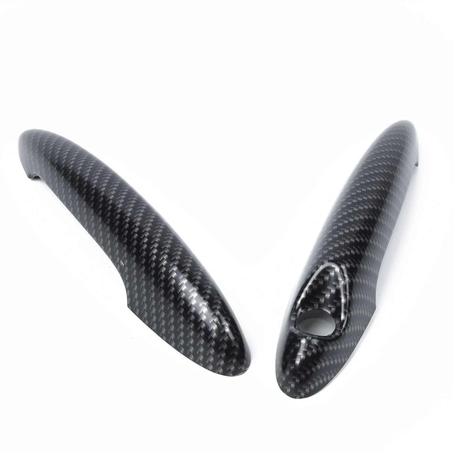 Комплект из 2 предметов крышка для автомобильной дверной ручки ABS пластик черный