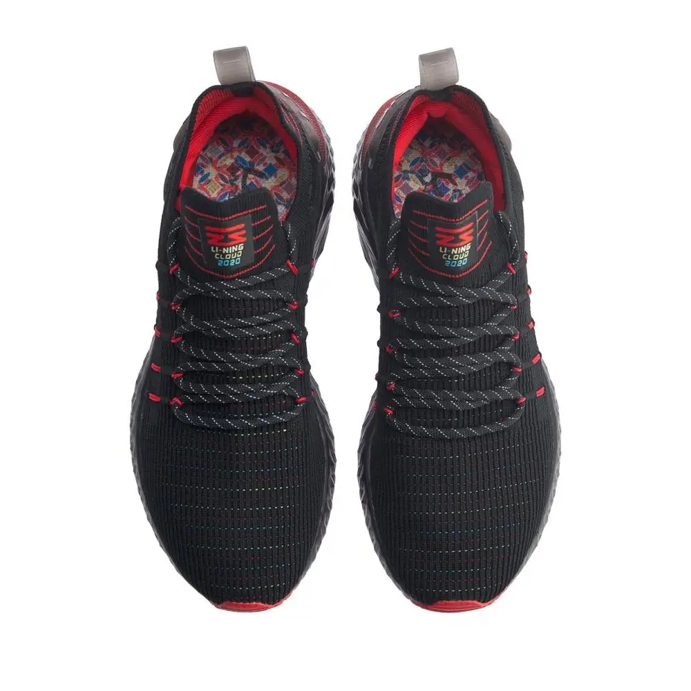 Li Ning/Мужская обувь для бега на подкладе 6 ELE дышащие с подкладкой из пряжи фитнеса