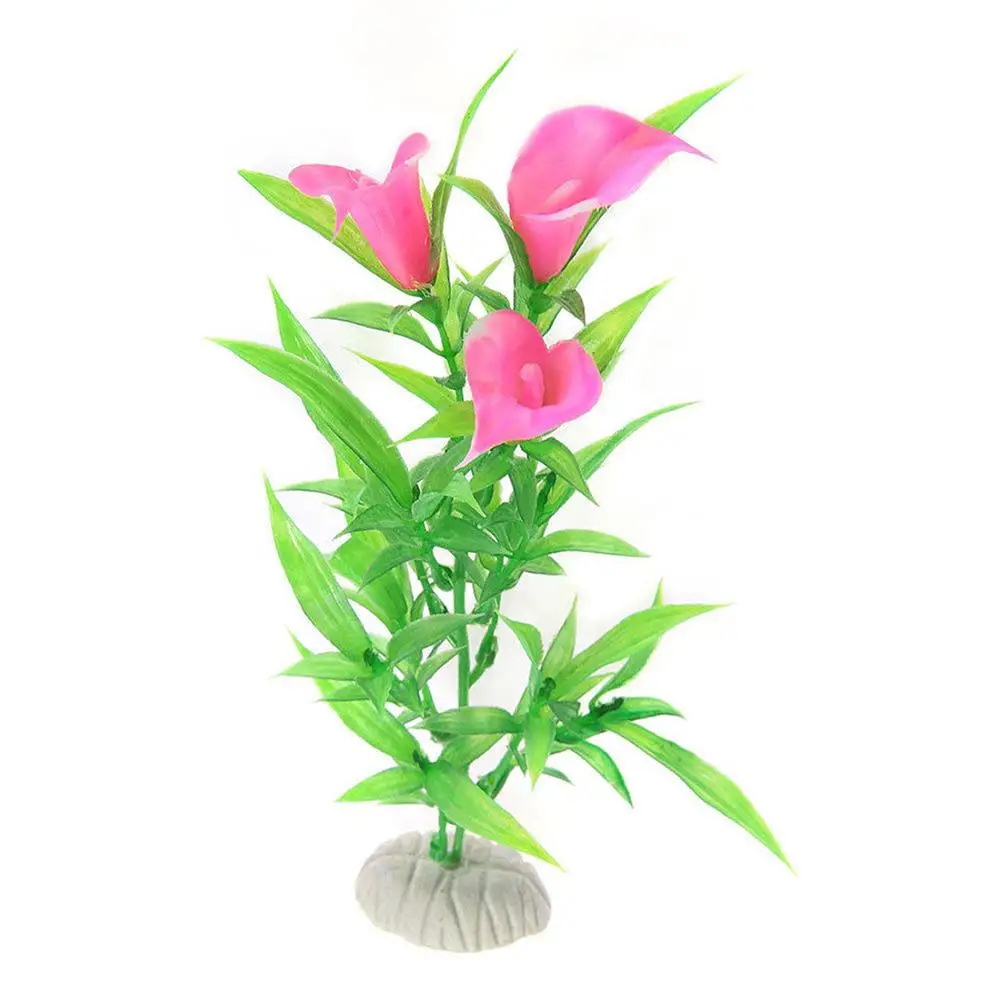 Искусственная трава для воды рыбный бак с утренней славой аквариумное