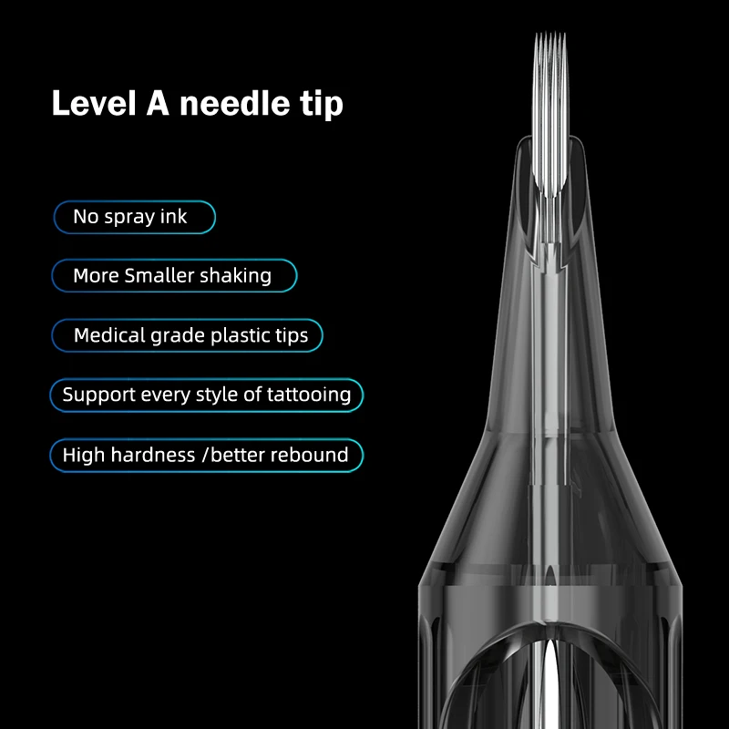 

x.net tattoo cartridges needles level A high quality needles compatible with most machines round liner 1rl 3rl 5rl 7rl 9rl 11rl