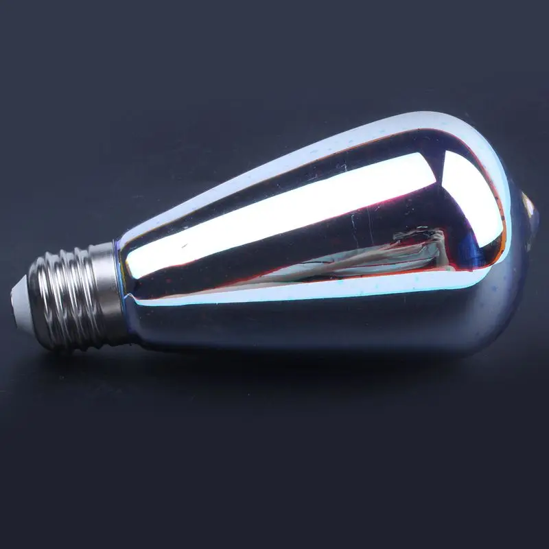 

5W LED 3D Decoration Light Bulbs 85V-265V Novelty RGB Lamp ST64 Filament Fireworks Ball Light for Home Holiday