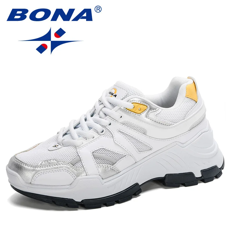 

BONA 2021 New Designers Popular Running Shoes Women Sport Shoes Woman Sneakers Light Platform Walking Jogging Footwear Feminimo