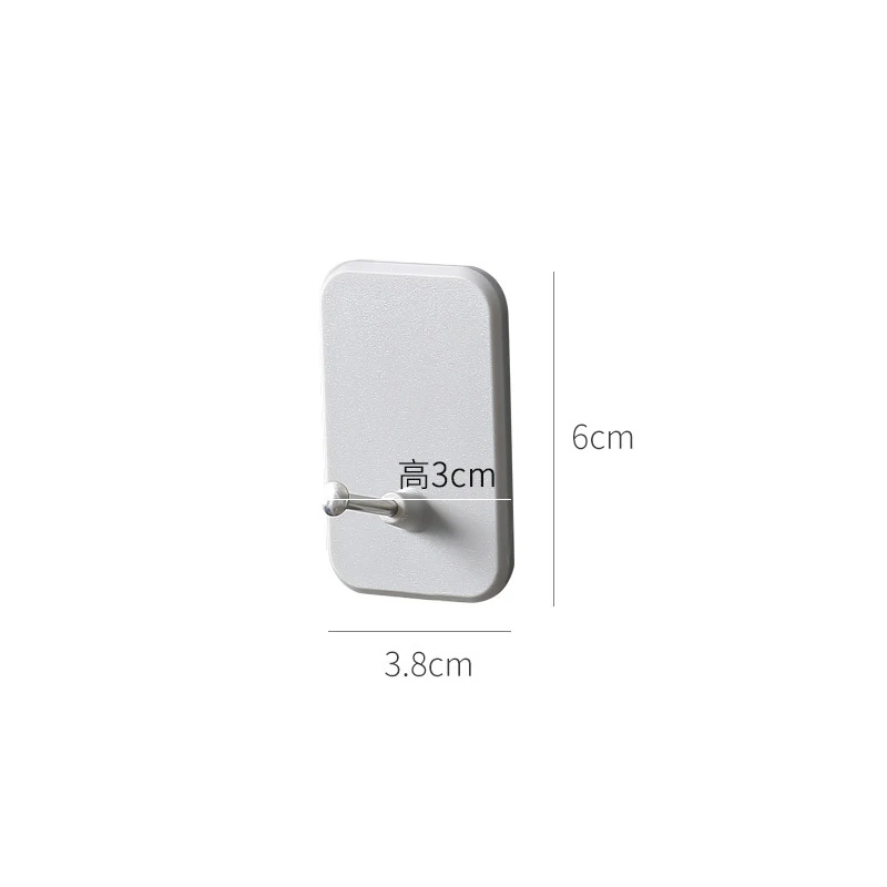 

2PCS Hook for Hanging Strong Wall Mounted Hanger Waterproof Adhesive Heavy Load Rack Stainless Steel Hook Kitchen Bathroom
