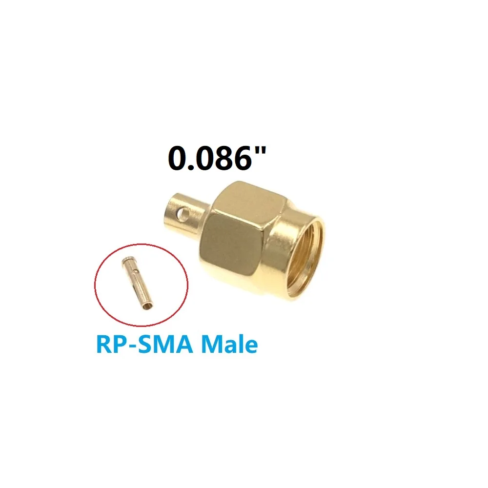 100 шт. SMA штекер припоя для полужесткого RG405 0 086 &quotкабеля RF разъем|plug connector|sm plugplug male