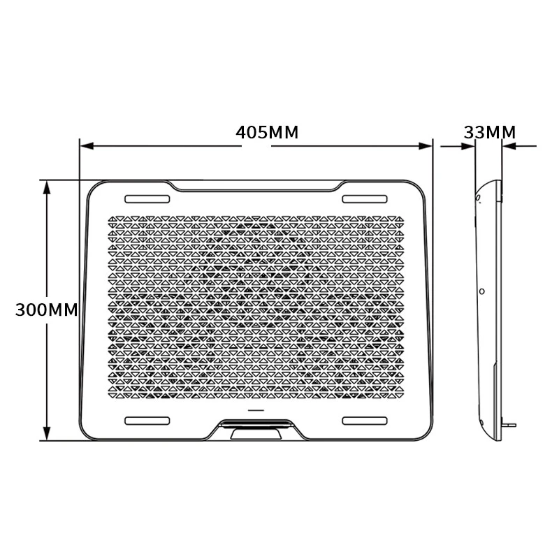 

HOT-Radiator, RGB Lamp Notebook Radiator Strong Heat Dissipation, Suitable for 14-17.3 Inch Laptop