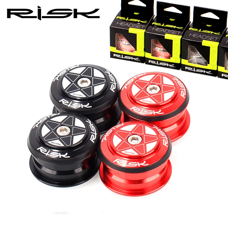 

Велосипедная гарнитура RISK 1-1/8 ", алюминиевая велосипедная гарнитура 7075 с ЧПУ, герметичная велосипедная гарнитура с подшипником, детали для в...