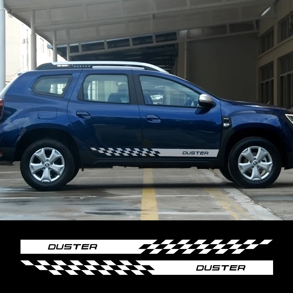 Автомобильные наклейки для Dacia Duster 4X2 4X4 1 0 Tce 100 130 Turbo lpg черный коллектор