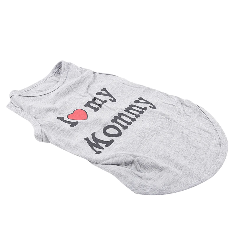 

Cute Pet Dog Cat Shirt Pet Clothing Spring Summer Breathable Vest For Cats Small Dogs Pug Kitten Outfit