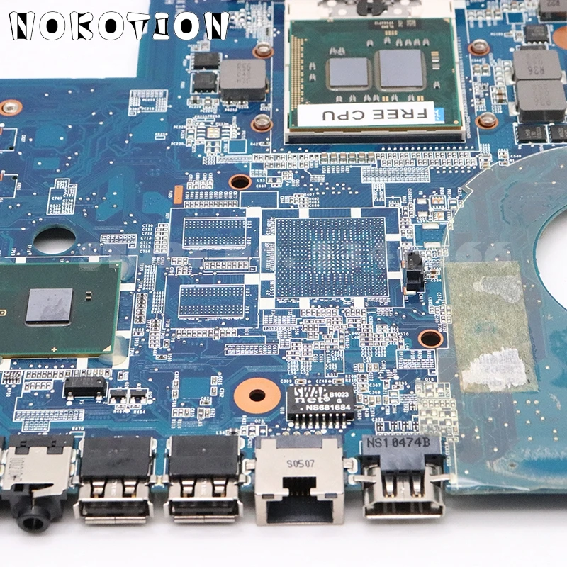 Материнская плата NOKOTION 595184-001 для ноутбука hp CQ62 CQ42 G42 DA0AX1MB6F1 HM55 DDR3 Бесплатный процессор полностью протестирован