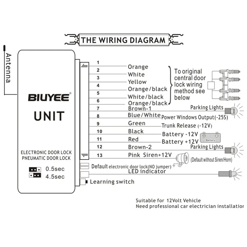 Замок двери авто пульт дистанционного управления Центральный замок