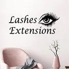 Забавные ресницы мультфильм наклейки на стену ПВХ роспись искусство Сделай Сам плакат для детской комнаты настенное искусство роспись Прямая поставка