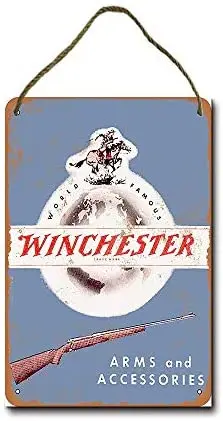 

Metal Sign 8 x 12 inch 1935 Winchester Arms Wall Decor Hanging Sign