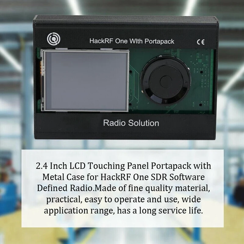 1 МГц-6 ГГц 2 4 дюйма LCD Сенсорная панель Portapack для HackRF One SDR программного обеспечения