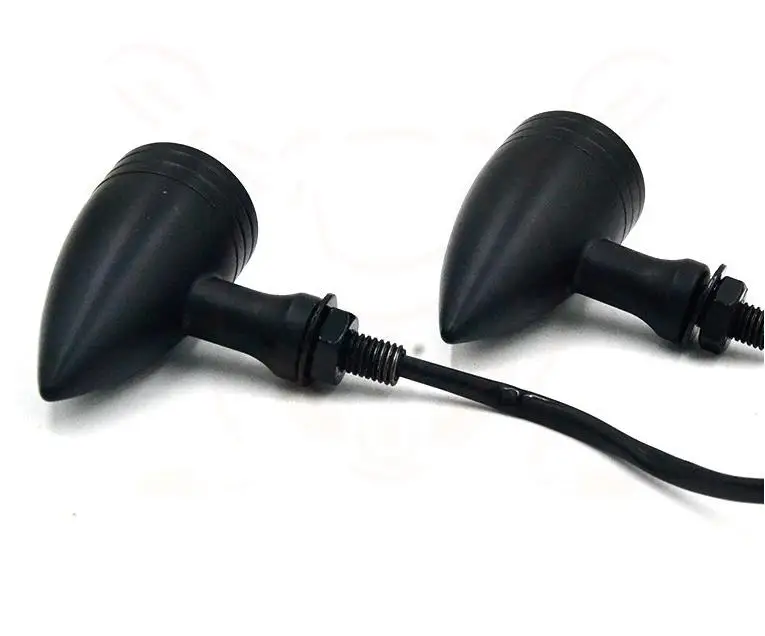 Черный/хром Мотоцикл 12В Янтарный сетчатый объектив светодиодный стоп-сигнал