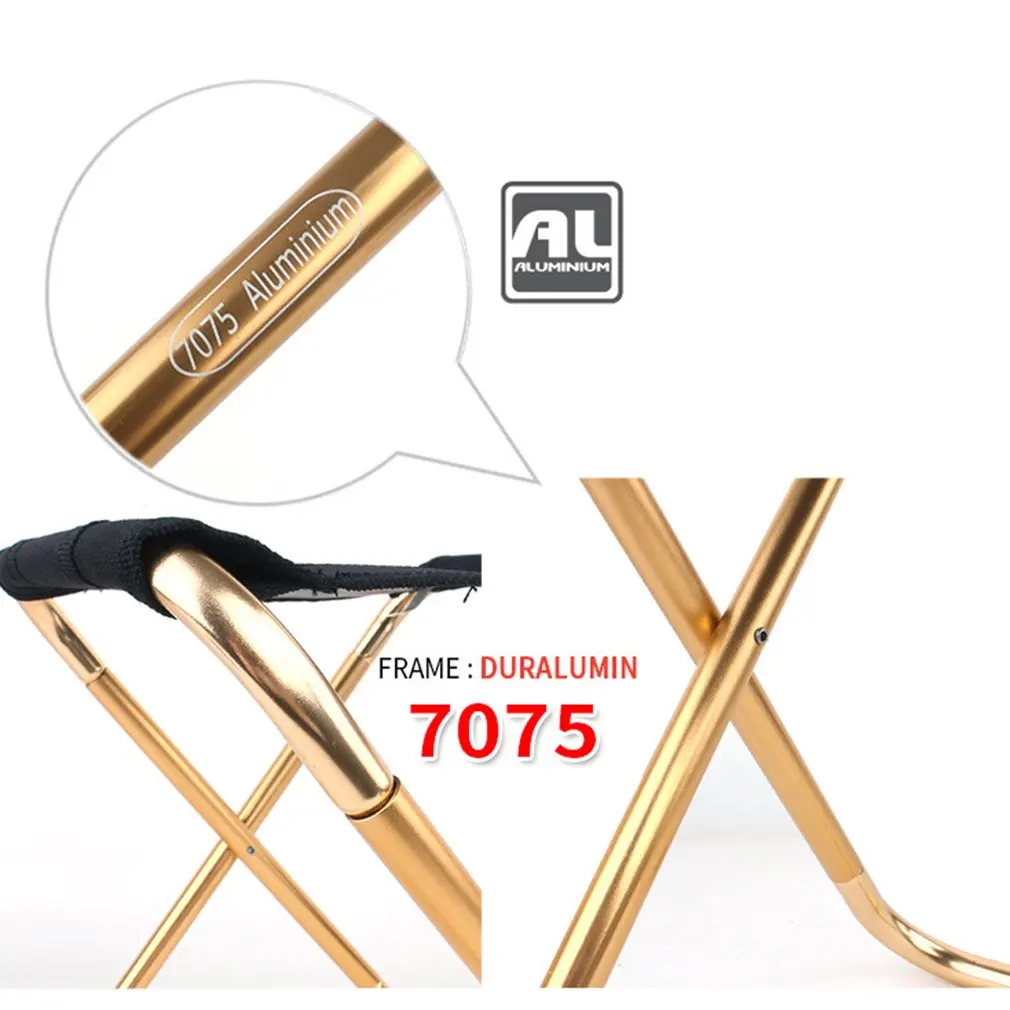 Легкий открытый стул для рыбалки портативный складной рюкзак Кемпинг ткань