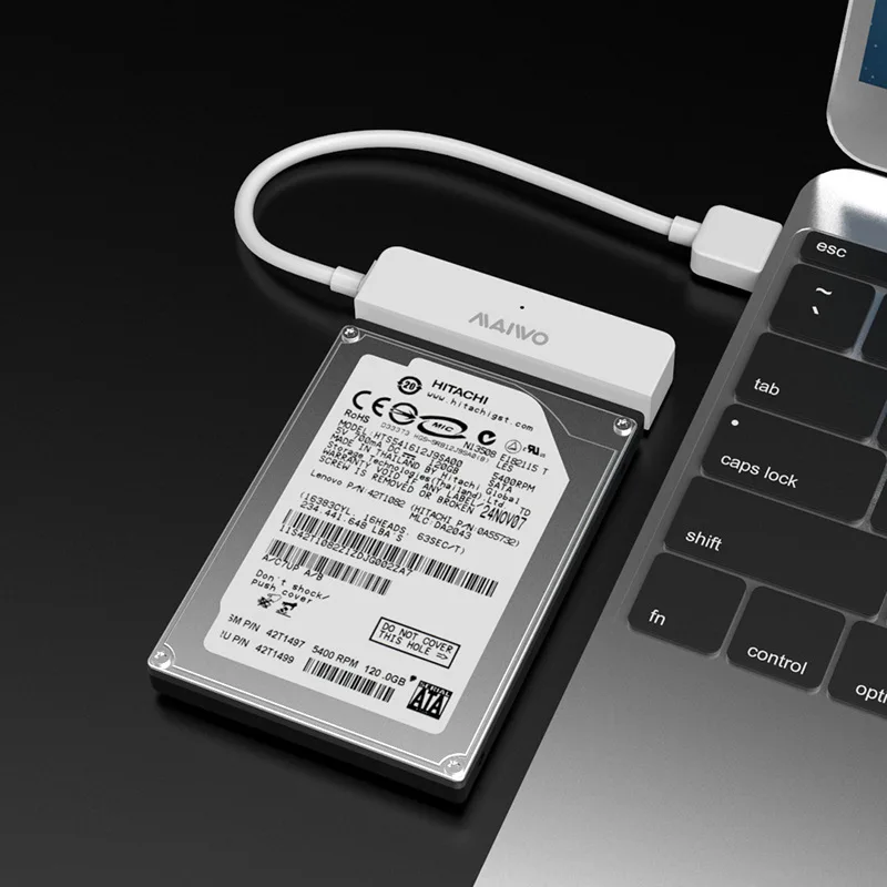 

Переходник USB 3.0/SATA, Maiwo, K104A, 2,5 дюйма, HDD, SSD, жесткий диск