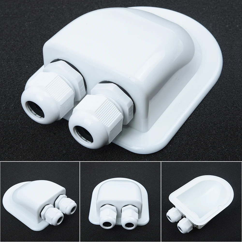 

Solar Panel Roof Wire Entry Gland Box Caravan Boat Universal Accessories