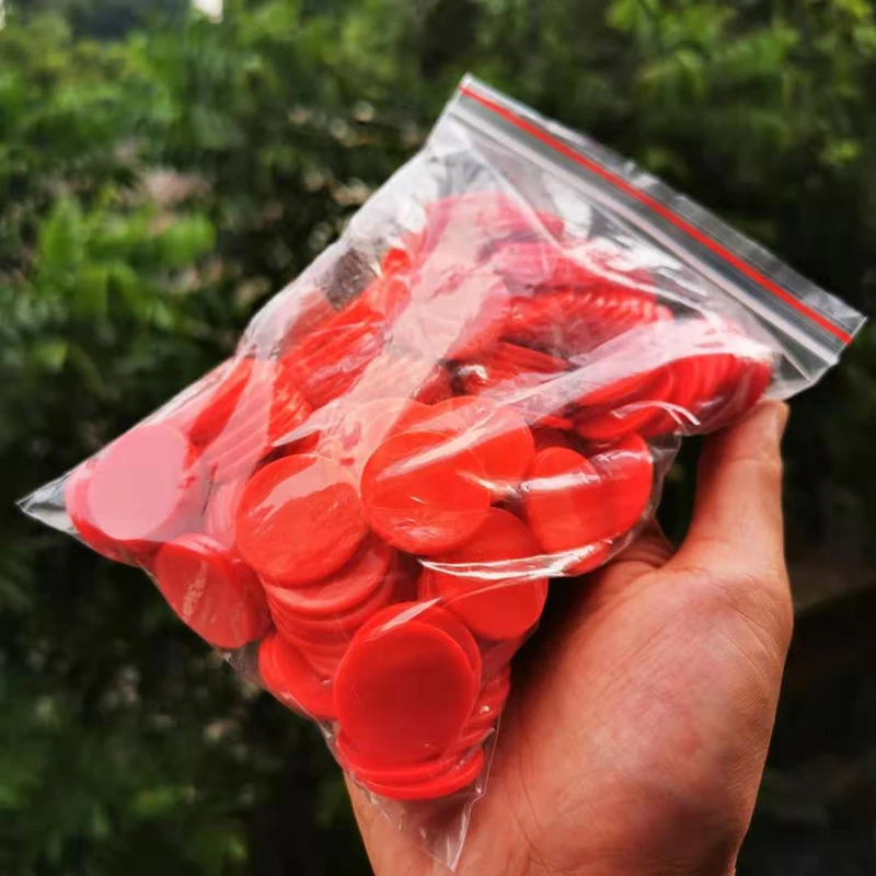 100 шт Пластиковые покерные фишки маркеры бинго Токен с подсчетом пластиковый -