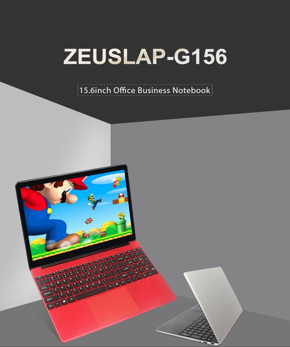 Zeuslap15.6 дюймов 8 ГБ ОЗУ 500 Гб 1000 Гб 2000 Гб HDD 1920x1080 экран четырехъядерный WIFI Bluetooth Windows 10 ноутбук ПК ноутбук компьютер