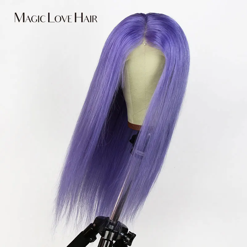 Волшебная любовь блонд кружево передний парик Remy бразильские прямые волнистые