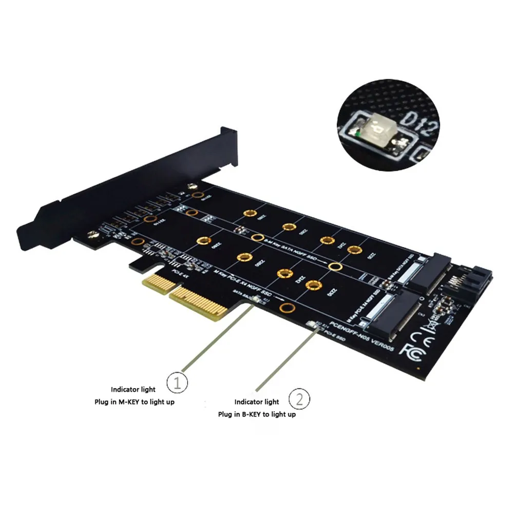 

PCI-E4X M.2 Riser PCIe BTC