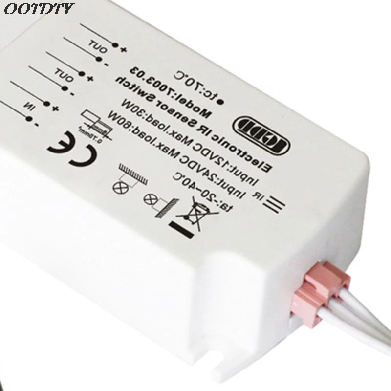 DC 12V переключатель ИК-датчика 40W инфракрасный выключатель света для светодиодной ленты движения ручной волны