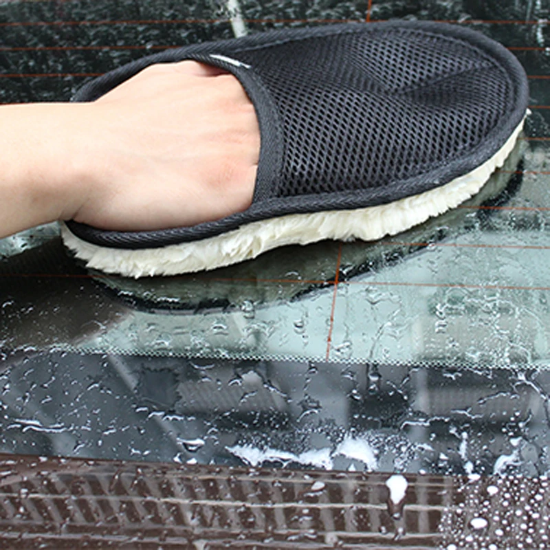 

Car double-sided fleece wiping gloves for Jeep Grand Cherokee/Compass Dodge Journey JUVC/Charger/DURANGO/CBLIBER/SXT/DART