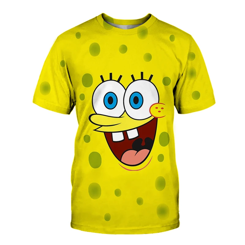 

Sponge Chef Anime Children Clothes Cartoon 3D Style Girls/Boys T-shirt Summer O-Neck Fation Girls Clothes Oversize Boys Tshirs