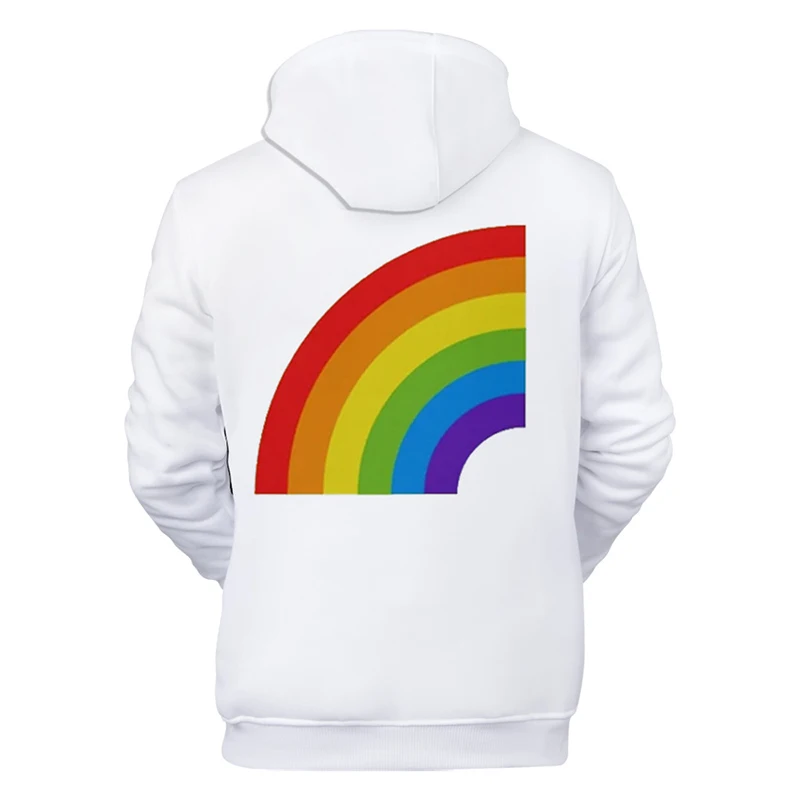 

Fashion Rainbow Shark Cartoon Cool 3d Hoodies Pullover Men Women Hoodie Hoody Tops Pocket Long Sleeve 3D Hood Hooded Sweatshirts