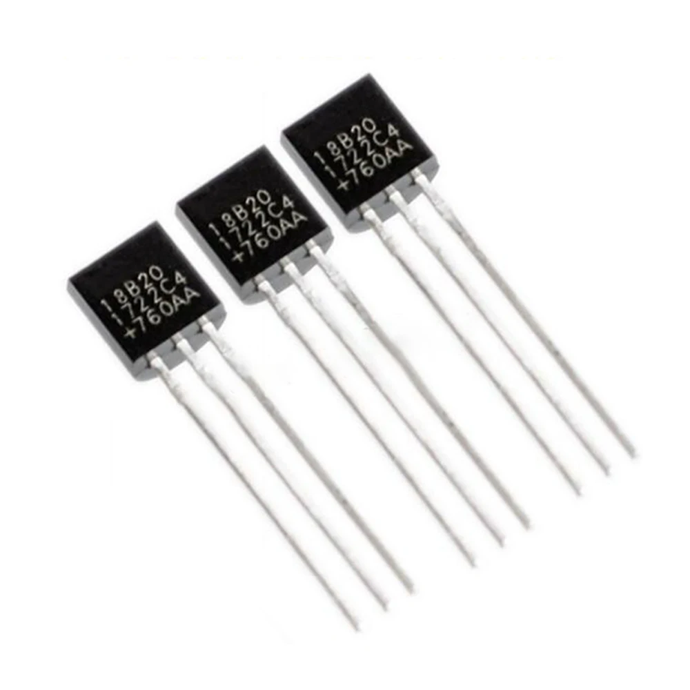 

5PCS DS18B20 18B20 TO-92 chips Temperature Sensor IC Programable 3v 5.5v VDD DQ GND 3 PIN 3PIN