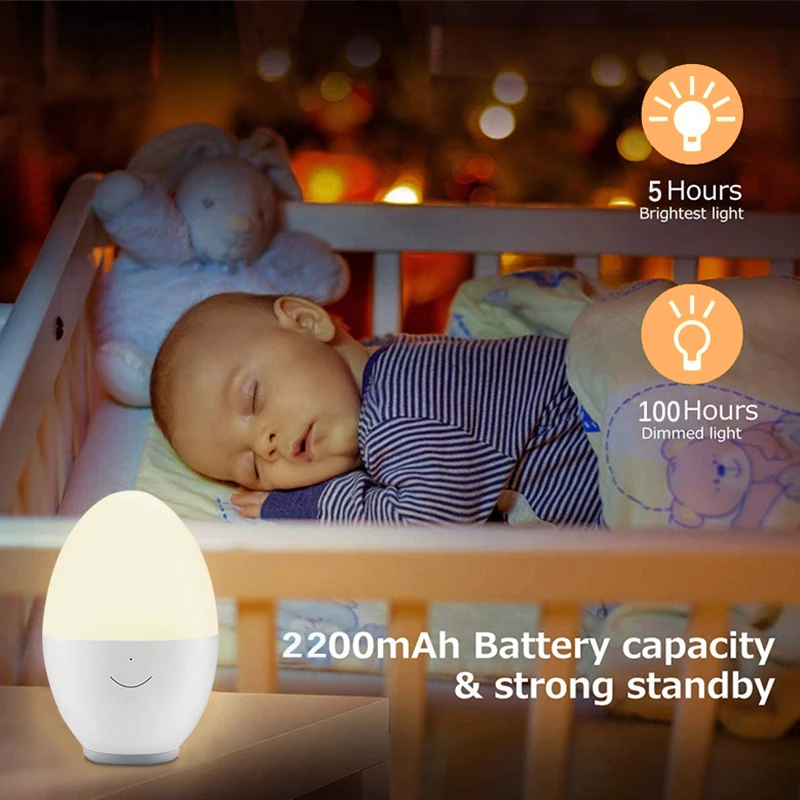 Ночник с сенсорным переключателем праздничный светильник для сна креативное