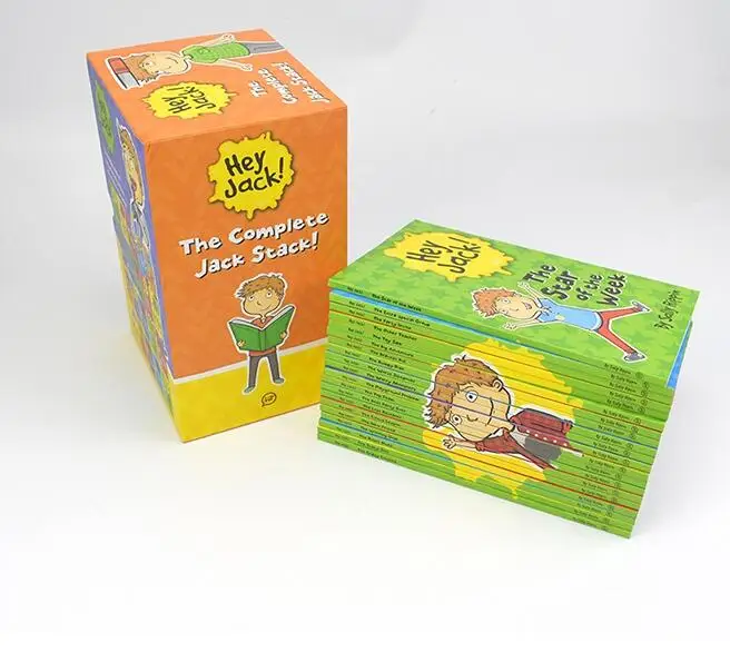 20 PCS/Set Hey Jack !The Complete Jack Stack English Picture Story Book Children'  books for kids  libros  book sets enlarge