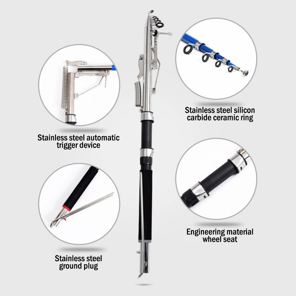 Автоматическая Удочка чувствительная телескопическая рыболовная удочка 2 1/2 4/2 7