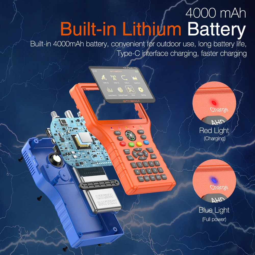 Новый спутниковый искатель GTMEDIA V8 Finder Pro спутникового сигнала фотоискатель