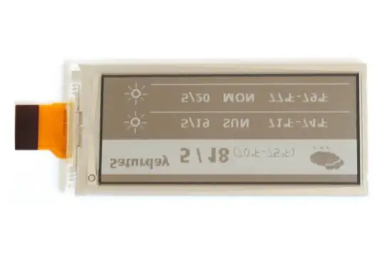 5 дюймовый 24PIN SPI черный белый женский E Paper локальный экран дисплея кисти 2 9*296|screen