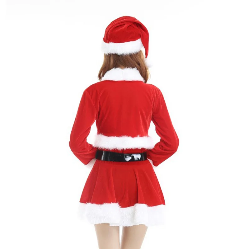Рождественские костюмы для взрослых Санта-Клауса костюмированной вечеринки