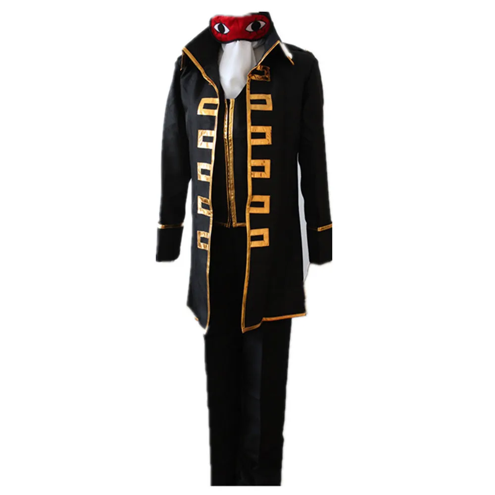 Новое поступление Аниме гинтама Косплей костюмы Хиджиката Тоширо Okita Sougo черный полный костюм японские для