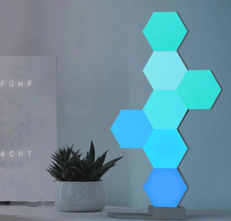 

Умная Геометрическая лампа для сборки Lifesmart Cololight Pro, самодельная лампа с Wi-Fi, работает с приложением Google Assistant Alexa Cololight Smart - 7