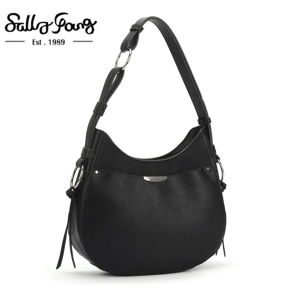 Женская сумка через плечо Hobo повседневная тоут женская мягкая с полулуной ручкой